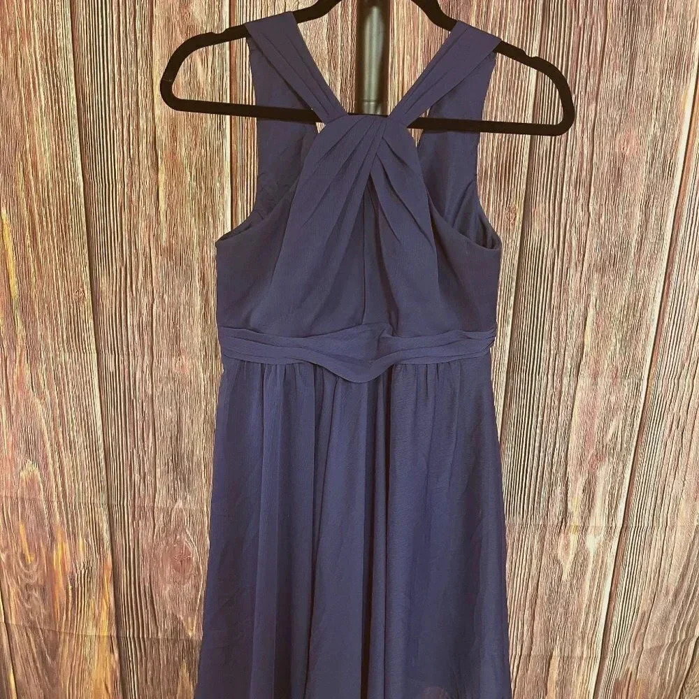 Purple Cocktail Dress by David's Bridal in size 8